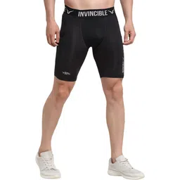 invincible Printed Men Black Tights image 3