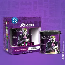 involve Your Senses - The Joker Fiber Tin Can with OFFICIAL DC MERCHANDISE Car Freshener Blocks-picture-12