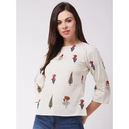InWeave Floral Printed Cotton Top-picture-35