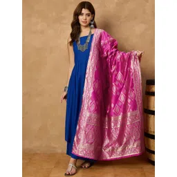 InWeave Floral Woven Design Dupatta-picture-17