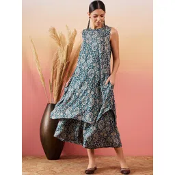 InWeave Paisley Printed Regular Kurta with Palazzos-picture-16