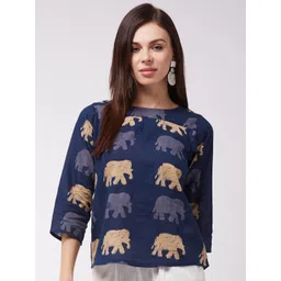 InWeave Print Cotton Top-picture-40