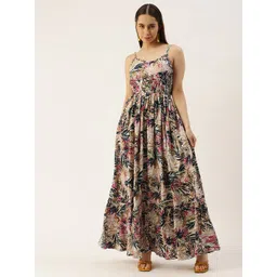 IQRAAR Floral Maxi Dress-picture-33