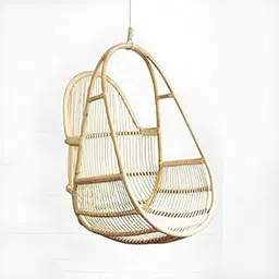 IRA Furniture Rattan Swing Chair with Cushion & Accessories | Hanging Chair for Indoor & Outdoor Use | Comfortable Hammock Style Seat (Design 3 Swing)-picture-27