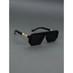 Irayz Unisex Black Lens & Black Square Sunglasses with-picture-39