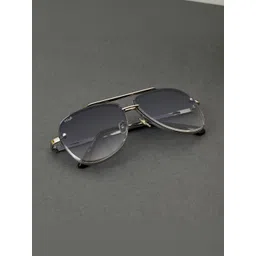 Irayz Unisex Blue Lens & Silver-Toned Aviator Sunglasses with-picture-36