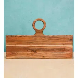 ireka homes Knivio Acacia Wood Chopping Board with Center Handle-picture-21
