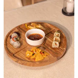 ireka homes Lazy Acacia Wood n Dip L with UV Print-picture-15