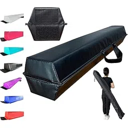 IRIS 9 FT Balance Beam Folding Floor Gymnastics Equipment for Kids, Non Slip Base, Gymnastics Beam for Training Home Gym Use (Black)-picture-25