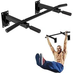IRIS Fitness Wall Mounted Pull Up Bar, Home Fitness Chin Up Bar with Non Slip Handles, 3 Positions Multi Grip Body Exercise Bracket-picture-12