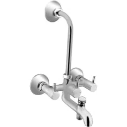 IRIS Dove Brass Chrome Finish 3 in 1 Telephonic Wall Mixer-picture-46