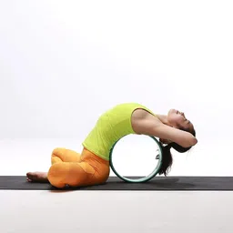 IRIS Fitness Yoga Wheel for Home Fitness Improves Flexibility, Releasing Tension, Stretching, Balance Training image 2