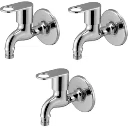 IRIS Prime Brass Chrome Finish Washing Machine Bib Cock (Pack of 3)-picture-40