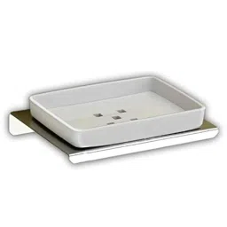 IRIS Stainless Steel Soap Dish Holder with Draining Wall Mounted Tray-picture-38