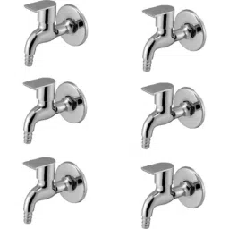 IRIS Waterfall Brass Chrome Finish Nozzle Bib Cock (Pack of 6)-picture-40