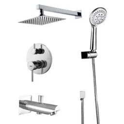 IRIS ZXR27240 Brass Chrome Finish Concealed Circular Body Diverter Full Set-picture-27