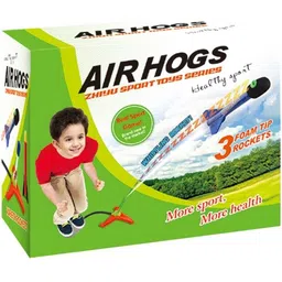 iris Zhiyu Air Hogs Extreme Rocket - Outdoor Rocket Toy Gift for Boys and Girls- Comes with Toy Rocket Launcher image 2