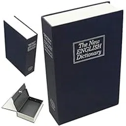 Iron Hidden Secret Book Safe Vault Box with Number Lock (Assorted Colour)-picture-15