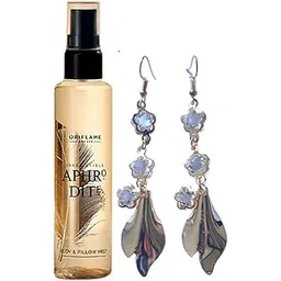 Irresistible Aphrodite Body & Pillow Mist 100ML and Earrings for Women & Girls (Combo) (by Ori flame)-picture-14