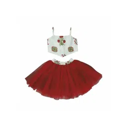 IRSIA Girls Printed Top with Skirt-picture-44