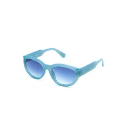 Irus Blue Oval Sunglasses For Women-picture-15