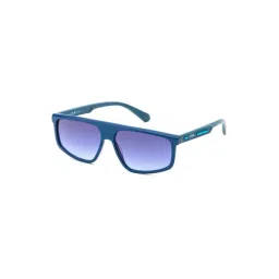 Irus Blue Rectangular Sunglasses For Men-picture-10