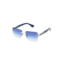 Irus Blue Rectangular Sunglasses For Men-picture-18