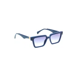 Irus Blue Rectangular Sunglasses For Men image 3