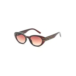 Irus Brown Oval Sunglasses For Women-picture-30