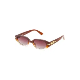 Irus Brown Oval Sunglasses For Women-picture-17