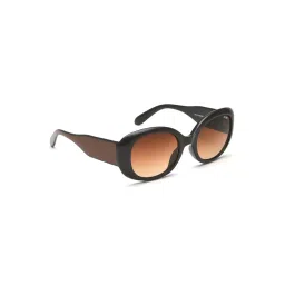 Irus Brown Oval UV Protection Sunglasses for Women image 3