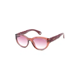 Irus Dark Brown Oval Sunglasses For Women-picture-37