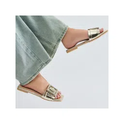 IRUSSH Gold Metallic Magic Flats-picture-22