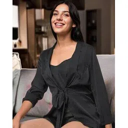 iscenery by vero moda VMI Tyler Coat with Front Tie-Up-picture-24