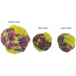 ishavni Hear Doggy Durable Chew Toys for Teething Puppies, Ball Toys for Dog Pink and Green-picture-10