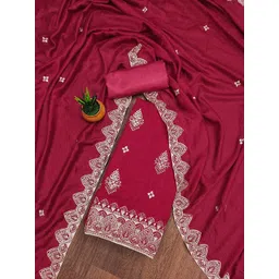 Ishin Floral Embroidered Unstitched Dress Material-picture-18