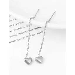 ISHKAARA Heart Shaped Drop Earrings-picture-15