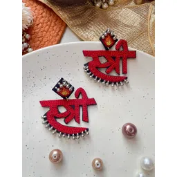 ISHKAARA Women Stree Beaded Contemporary Studs Earrings-picture-26