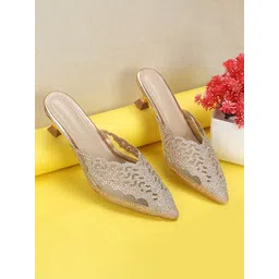 Ishransh Embellished Open Back Mules-picture-29