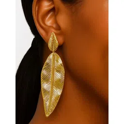 ISHTAARA Gold-Plated Stainless Steel Earrings-picture-13