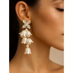 ISHTAARA Women Stainless Steel Drop Earrings-picture-14