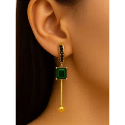 ISHTAARA Women Stainless Steel Gold Plated Earrings-picture-21