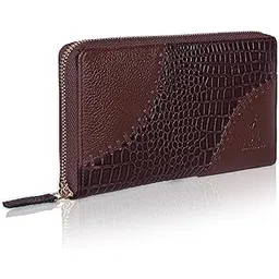 islorah Women's Croco Leather Wallet | Ladies Stylish Purse Bag | Credit Card, Money Holder | Zip Around Wallet | Gift for Women-picture-33