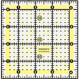 Isomars Square Patchwork Quilt Ruler - 4.5" x 4.5" | Quilting Rulers for Fashion Designing-picture-28