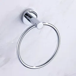 istar New Round antic Napkin Ring/Towel Ring/Napkin Holder/Towel Hanger(Silver Chrome) - Pack of 1 Silver Towel Holder-picture-13