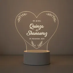 isthir Personalized Couple LED Acrylic Lamp – Custom Name Night Lamp-picture-11