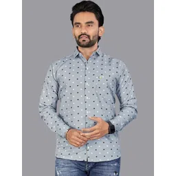 ISUEL FAB India Slim Floral Printed Cotton Slim Fit Casual Shirt-picture-14