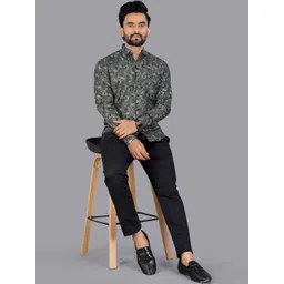 ISUEL FAB Men Floral Printed Casual Shirt-picture-30