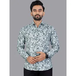 ISUEL FAB Men Printed Pure Cotton Slim Fit Casual Shirt-picture-23