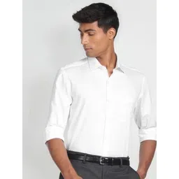 ISUEL FAB Men White Cotton Solid Casual Shirts-picture-32